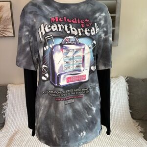 Broken Promises Melodies for Heartbreak Long Sleeve Tee - Sz M